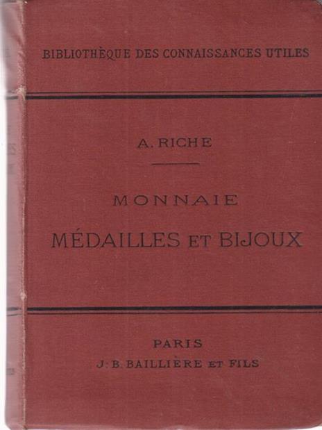 Monnaie medailles et bijoux - A. Riche - 3