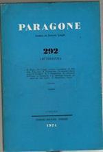 Paragone 292 anno XXV - Letteratura