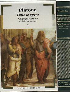 Platone tutte le opere. Vol.1 i dialoghi socratici - Platone - Libro Usato  - Sansoni - | IBS