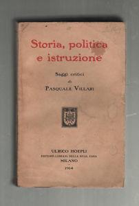 Storia politica e istruzione - Pasquale Villari - 3