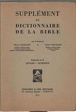 Supplement au dictionnaire de la Bible fascicule 50b