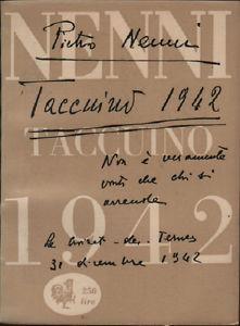 Taccuino 1942 - Pietro Nenni - 3