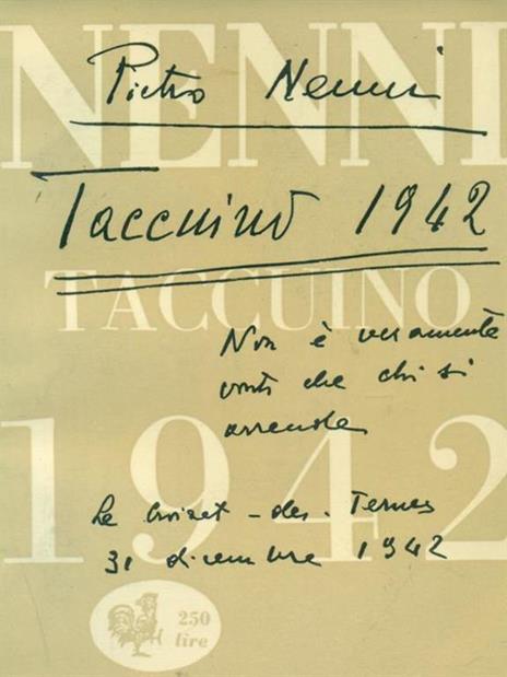 Taccuino 1942 - Pietro Nenni - 2