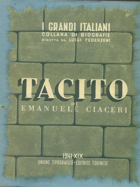 Tacito - Emanuele Ciaceri - 3