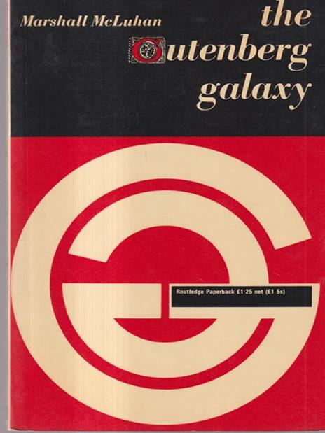 The Gutenberg Galaxy - Marshall McLuhan - copertina