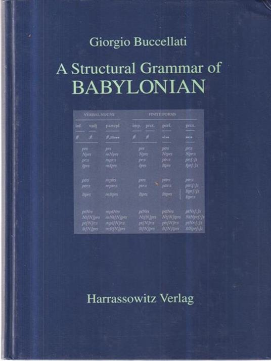 A Structural Grammar of Babylonian - Giorgio Buccellati - copertina