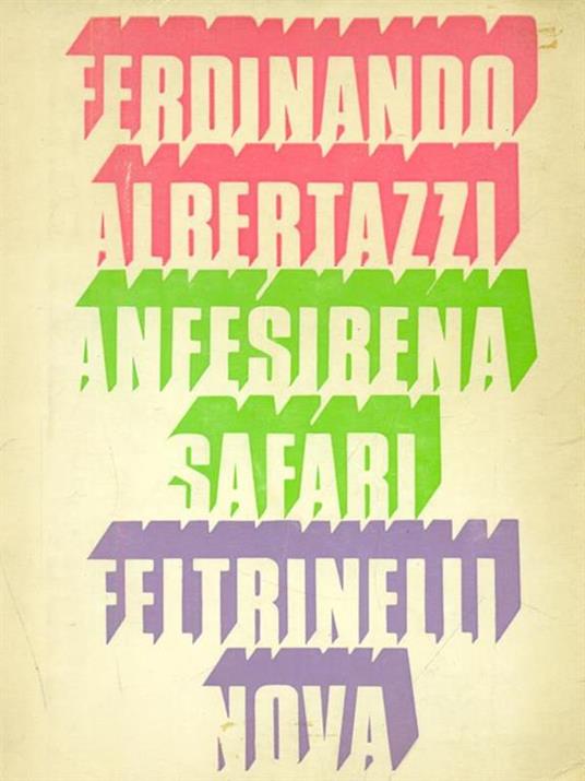 Anfesibena Safari - Ferdinando Albertazzi - copertina