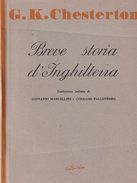 Breve Storia D'Inghilterra - Gilbert K. Chesterton - 3