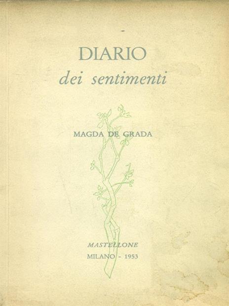 Diario dei sentimenti - Magda De Grada - 3