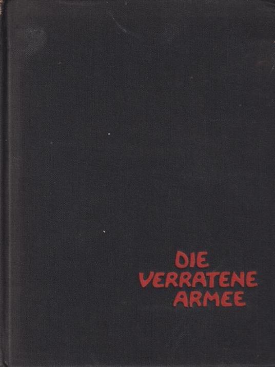 Die verratene Armee - Heinrich Gerlach - copertina