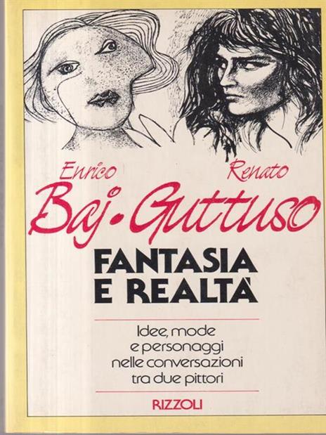 Fantasia e realtà - Enrico Baj - copertina