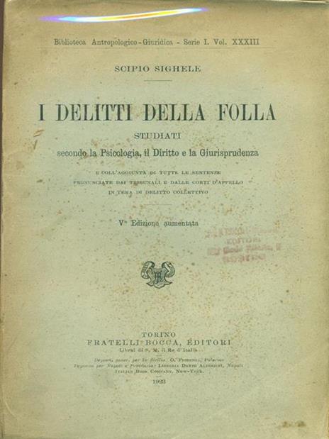 I Delitti Della Follia - Scipio Sighele - 3