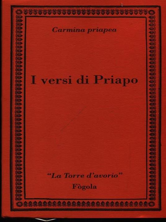 I versi di Priapo. Carmina priapea - 2