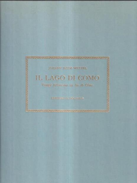 Il lago di Como - Johann J. Wetzel - copertina