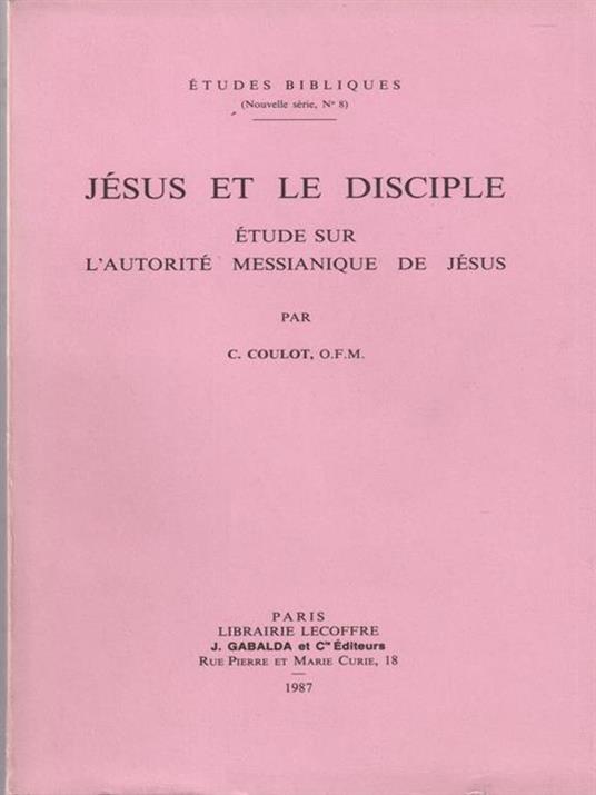 Jesus et le disciple - C. Coulot - 3