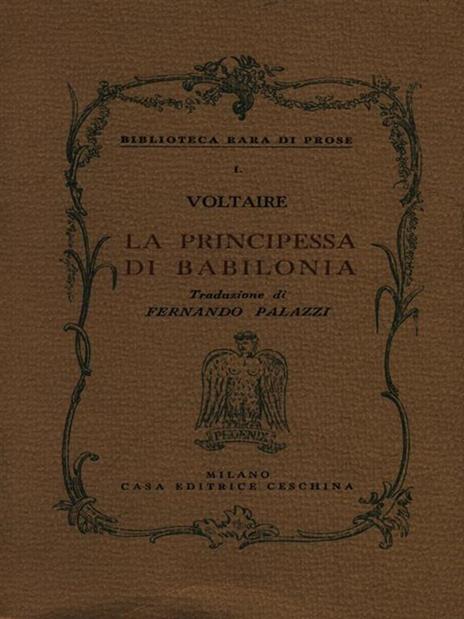 La principessa di Babilonia - Voltaire - 2