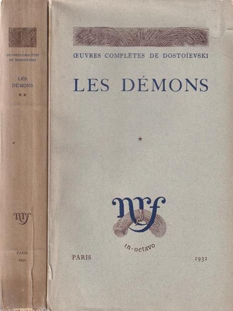Les demons 2 tomes - Fëdor Dostoevskij - copertina
