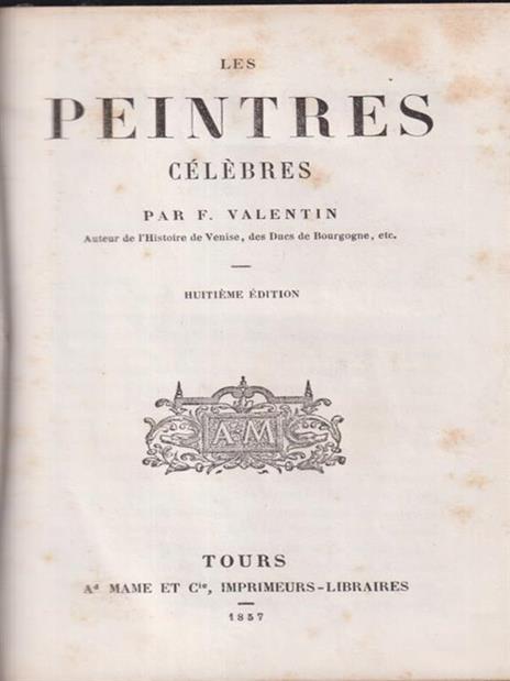 Les Peintres Celebres - F. Valentin - 3