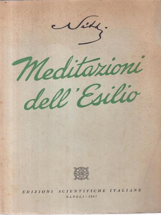 Meditazioni dell'esilio - F. Saverio Nitti - 3