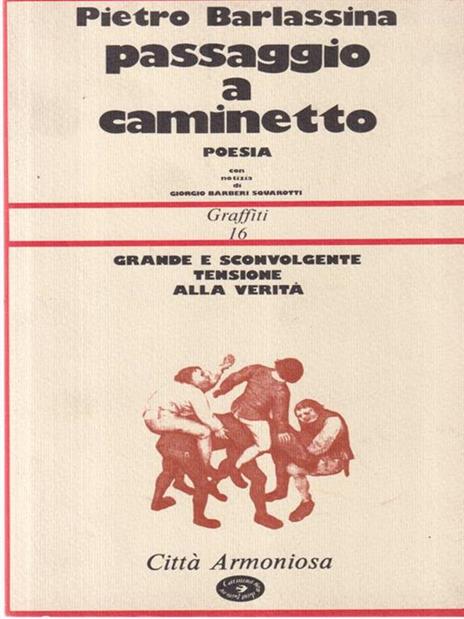 Passaggio a caminetto - Pietro Barlassina - copertina