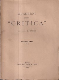 Quaderni Della Critica - Benedetto Croce - Libro Usato - Laterza - | IBS