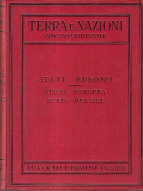 Terra e nazioni. Russia europea e Stati Baltici - Stefano Grande - copertina