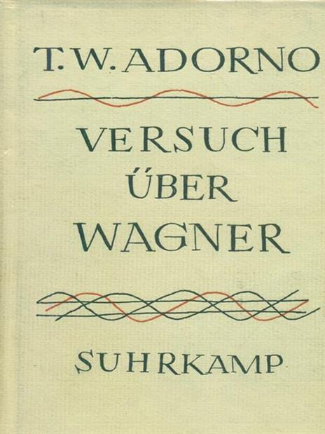 Versuch uber Garden - Theodor W. Adorno - copertina