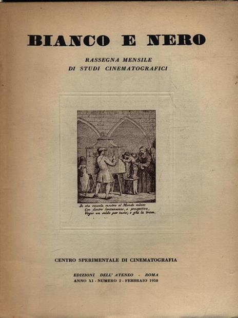 Bianco e nero 2/febbraio 1950 - copertina