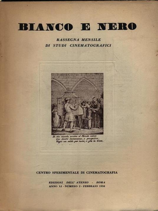 Bianco e nero 2/febbraio 1950 - copertina