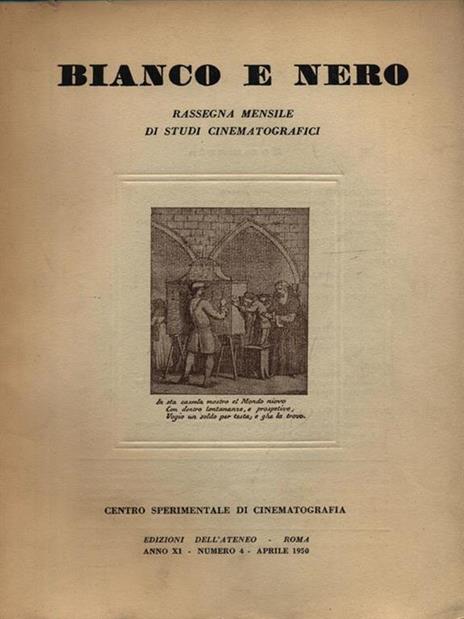 Bianco e nero 4/aprile 1950 - copertina