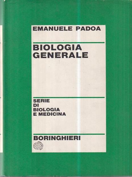 Biologia generale - Emanuele Padoa - copertina