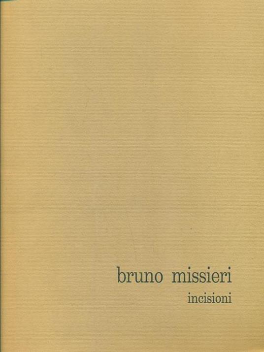 Bruno Missieri. Incisioni dal 1968 al 1980  - copertina