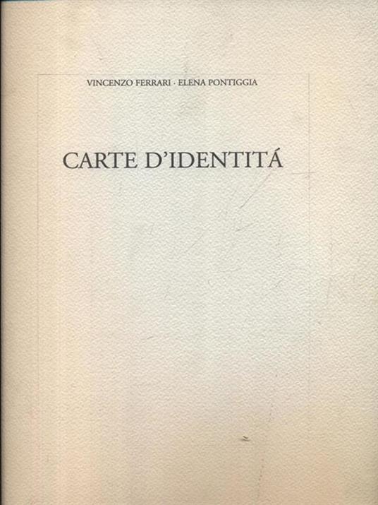 Carte d'identità - Vincenzo Ferrari - 3