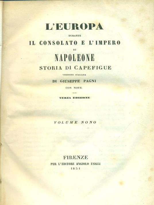 Consolato E Impero - Baptiste-Honoré Capefigue - 2