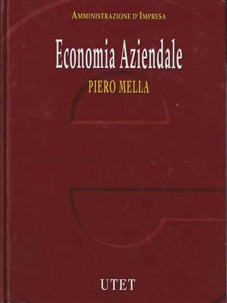 Economia aziendale - Piero Mella - copertina