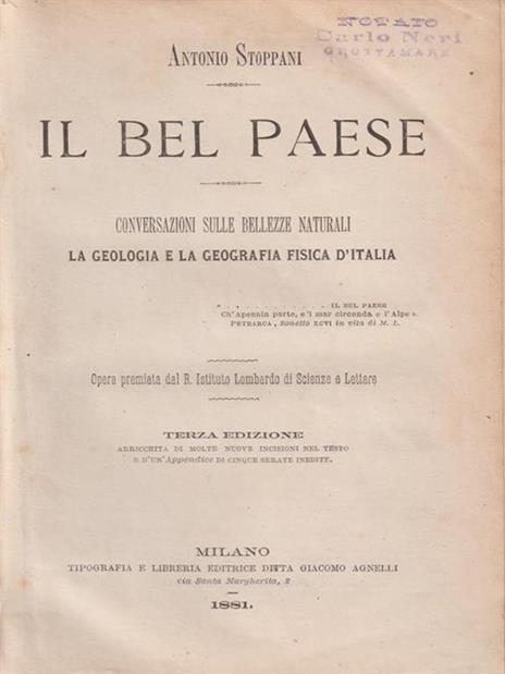 Il Bel Paese - Antonio Stoppani - 3