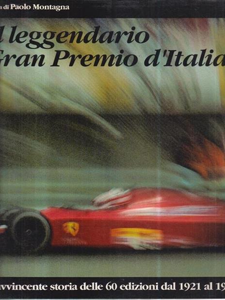 Il Leggendario Gran Premio D'Italia - Paolo Montagna - copertina