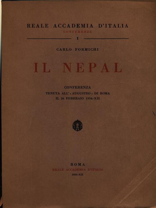 Il Nepal - Carlo Formichi - 2