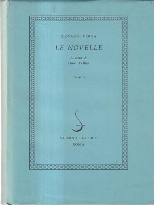 Le novelle. 2 Voll - Giovanni Verga - copertina