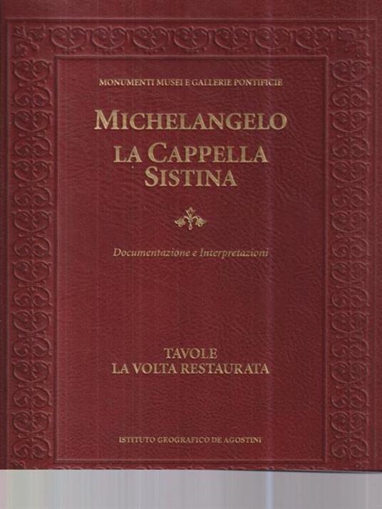 Michelangelo - La Cappella Sistina - Libro Usato - De Agostini - | IBS