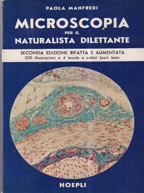 Microscopia per il naturalista dilettante - Paola Manfredi - copertina