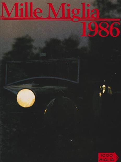 Mille Miglia 1986 - copertina