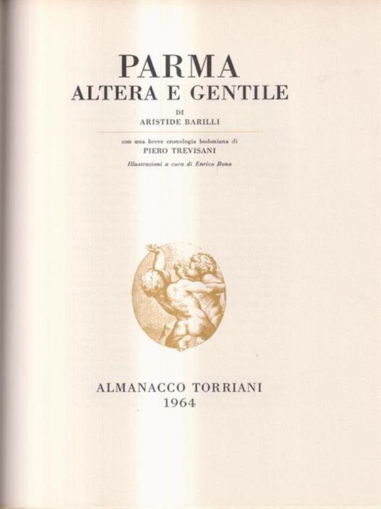 Parma altera e gentile. Almanacco Torriani. 1964 - Aristide Barilli - copertina