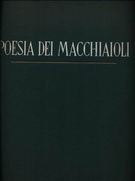 Poesia dei Macchiaioli - Mario Borgiotti - copertina