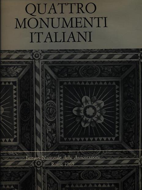 Quattro monumenti italiani - Mario Salmi - copertina