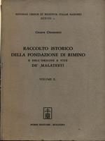 Raccolto istorico della fondazione di Rimino e dell'origine e vite dè Malatesti