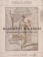 Racconti milanesi. Invito alla prosa milanese