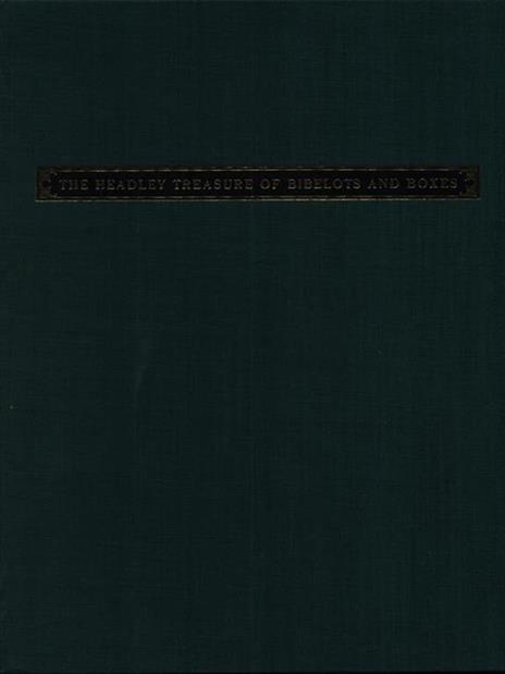 The Headley Treasure of Bibletots and Boxes - George W. Headley,Guido Gregorietti - copertina