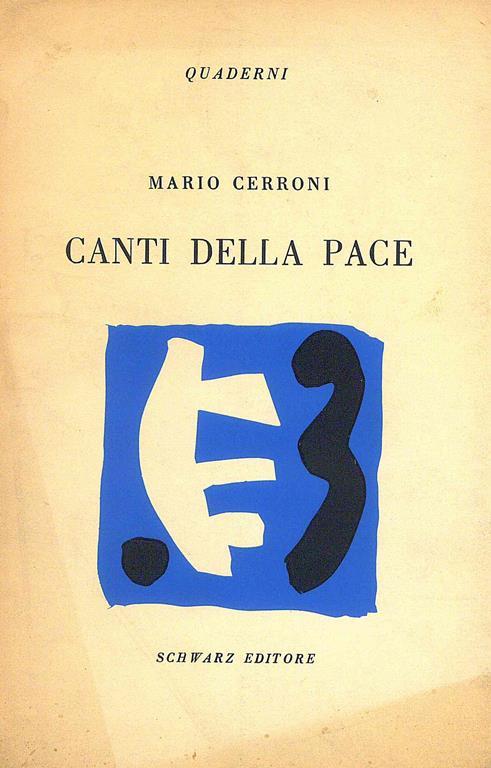 Canti della pace - Mario Cerroni - copertina