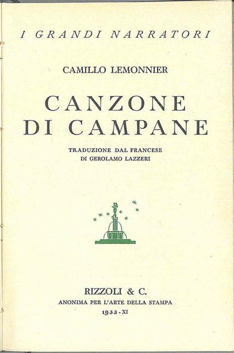 Canzone di campane - Camille Lemonnier - 3